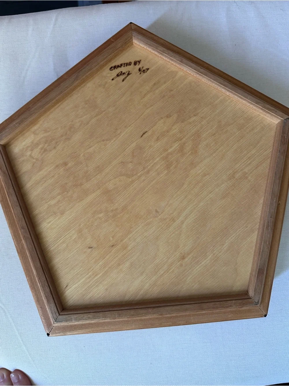 Handcrafted Pentagonal Wood Box